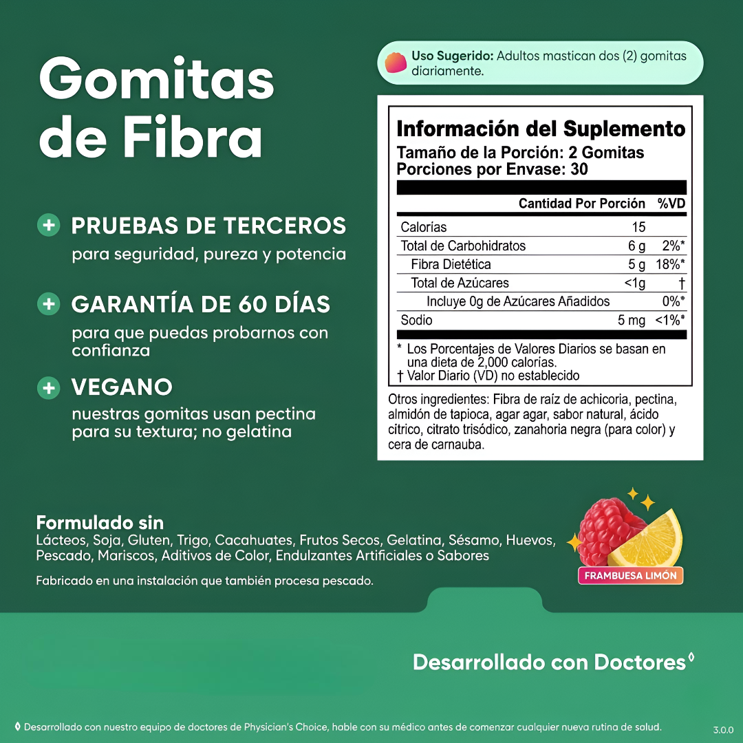 FiberGlow™ - Menos hinchazón, más bienestar